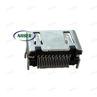 Conector Amphenol FCI 10029449-001RLF 19P Tipo A para Conector PCB Automotriz e Industrial, Enchapado en Oro, Ángulo Recto