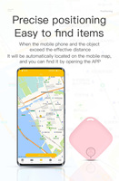 Mini Traceur GPS Intelligent Bluetooth 5.0 Anti-Perte pour Animaux de Compagnie, Dispositif de Suivi Sans Fil pour Voyages en Extérieur, Compatible iOS Android 4G, Matériau Plastique