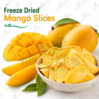Gefreeze-droogde mangopoeder, gefreeze-droogde mangoschijfjes, gefreeze-droogde mangoblokjes