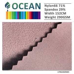 Ylon 66 Spandex ououble ouided REE UT ababric RIC igh-nd nd otton eel reremium 4-Ay tretretch oioisture icking uxury cctivewear - Product Image 2