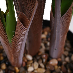 Palmiers tropicaux artificiels d'intérieur et d'extérieur en plastique pour la décoration de bureaux à domicile et de cafés Vente en gros livraison rapide - Product Image 4