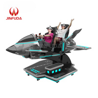 Nouvelle conception VR simulateur d'avion jeu de vol immersif simulateur de vol virtuel 9D VR machine de jeu pour l'amusement intérieur