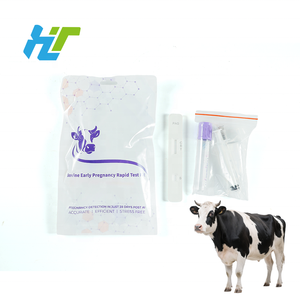 Nouveau CASHT marque ISO9001 certifié vétérinaire bovin grossesse précoce Kit de détection rapide PAG carte de bande de sang total grossesse - Product Image 1