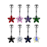 Das neue Angebot Flash Belly Button Ring Nabel Kurzarm Kristall Zirkon Piercing Schmuck