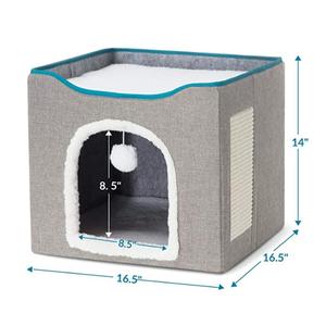 Armoire moderne personnalisée pour chambre de chat en cube pour petits animaux maison en <span class=keywords><strong>cage</strong></span> pour animaux de compagnie meubles d'intérieur pour animaux de compagnie - Product Image 3