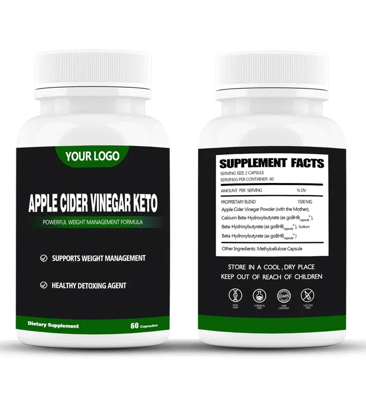 OEM Bear slimming Capsules vitamins weight loss detox fast burn flat tummy apple cider vinegar Capsules
