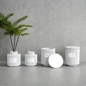 C & H Vente en gros Décoration de maison personnalisée Ensemble de parfums privés Diffuseur de roseaux <span class=keywords><strong>Bougie</strong></span> parfumée en céramique - Product Image 1