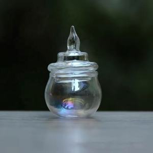 Maison <span class=keywords><strong>de</strong></span> poupée DIY : Mini-bouteille en verre transparente <span class=keywords><strong>et</strong></span> colorée, bouteille à vœux, mini-pot en verre – Accessoires <span class=keywords><strong>de</strong></span> cuisine - Product Image 6