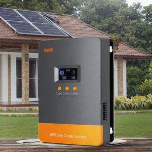 Controlador de carga solar <span class=keywords><strong>PowMr</strong></span> 12/24/36/48V 60A 80A 100A Soporte Paralelo Hasta 12PCs Controlador de carga solar MPPT - Product Image 1