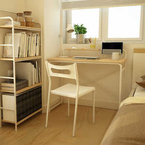 Bàn máy tính kim loại góc bàn và giá sách riêng biệt học sinh sử dụng nhà - Product Image 5