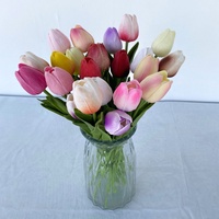 Tulipes artificielles de haute qualité au toucher réel, décoration de table pour la maison, Thanksgiving, mariage, Saint-Valentin, sur mesure