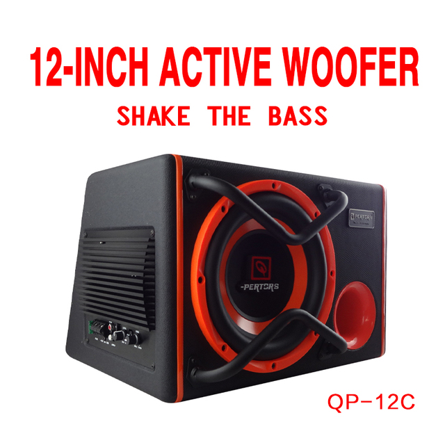 Q-PERTORS   Brand  , Car  Audio ,   12 v ,    400watts  ,  12inch   12C Active  Subwoofer