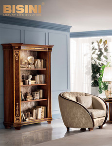 Sofá clásico Americano de madera maciza, hecho a <span class=keywords><strong>mano</strong></span>, curvo, 1 + <span class=keywords><strong>2</strong></span> + 3, sala de estar - Product Image 3