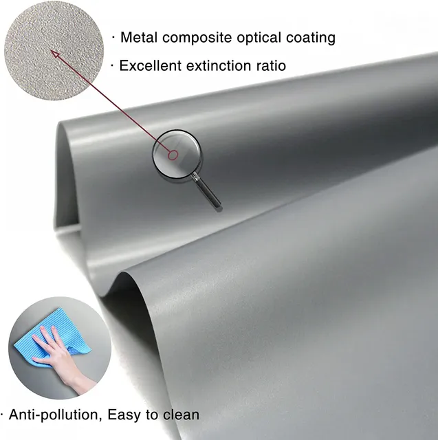 VIY Portable Projector Screen 4K High Brightness 16:9 Metal Anti Light Curtain 60 Inch Home Outdoor Fabric Cloth