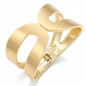 Braccialetti di moda a cerniera placcati in oro elegante collezione di braccialetti - Product Image 2