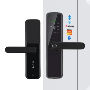 Euro Mortise 4585 6072 Smart <strong>Door</strong> Lock Fingerprint Tuya Wifi Zigbee Ttlock Wifi BLE No Need Gateway Card Code Digital <strong>Door</strong> Lock - Product Image 2