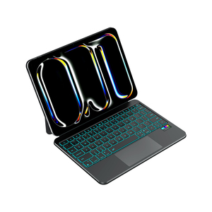Funda con Teclado Inalámbrico Retroiluminado RGB <span class=keywords><strong>Magic</strong></span> 7, el Lanzamiento Más Reciente de 2026, para iPad Air de 11 Pulgadas/Air 4/5, para iPad Pro de 11 Pulgadas (2018-2022) - Product Image 2
