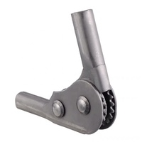 Support de canapé pliant 5 niveaux 180 degrés en fer avec charnière tubulaire, appui-tête réglable à cliquet de haute qualité pour l'école et la maison