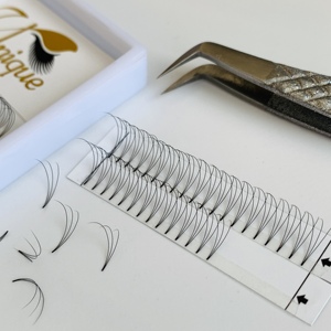 Ciglia a ventaglio pre-assemblate nere di alta qualità, morbide, 3D 4D 5D 6D 7D 0.07 0.10 J <span class=keywords><strong>B</strong></span> C D CC DD 8-18MM, ciglia volumizzanti - Product Image 1