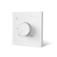 Boîtier PC blanc durable, variateur de lumière de pointe, matériau hautement ignifuge, panneau Triac DMX512 220V 300W pour contrôle d'éclairage LED