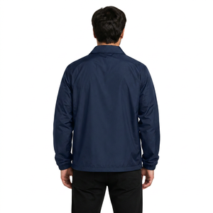 Custom <b>Men</b>’s <b>Lightweight</b> Coaches <b>Jacket</b> Wholesale Windbreaker Reflective Reversible Coach <b>Jackets</b> collar <b>jacket</b> and shirt - Product Image 2
