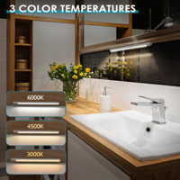 Lampe murale LED à détecteur de mouvement magnétique moderne rechargeable par USB avec veilleuse pour armoire et placard