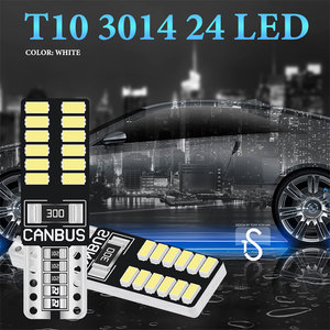 T10 24smd <span class=keywords><strong>194</strong></span> 168 LED สีขาวไม่มีกระแสคงที่หลอดไฟ LED ภายในรถยนต์ใหม่ล่าสุด - Product Image 2