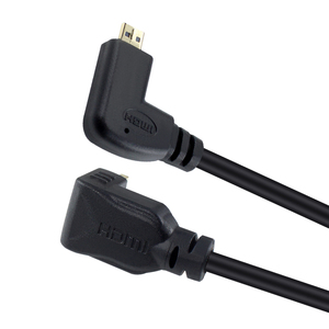 Haute vitesse 1m <span class=keywords><strong>2m</strong></span> 3m 90 degrés angle <span class=keywords><strong>micro</strong></span> <span class=keywords><strong>hdmi</strong></span> vers câble <span class=keywords><strong>hdmi</strong></span> 18gbps plaqué or câble <span class=keywords><strong>hdmi</strong></span> prise en charge 3d 4k 60hz - Product Image 5