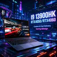 Ordinateur portable de jeu avec écran QHD+ 16 pouces 144 Hz, processeur Intel I9 de 13e génération, RTX 4060 4090, 32/64 Go de RAM, SSD 2 To, clavier rétroéclairé RVB, Windows 11
