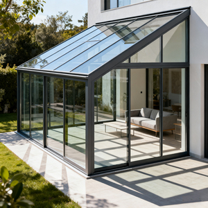Villa moderne personnalisée avec <span class=keywords><strong>solarium</strong></span> rétractable, véranda en aluminium 4 saisons, alimentée à l'énergie solaire, écologique, pergola extérieure - Product Image 6