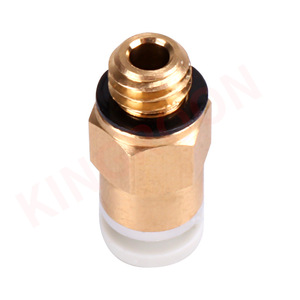 Conector neumático Reprap, tubo de 4x2mm con rosca M6 para extrusor remoto, accesorio para impresora 3D - Product Image 3