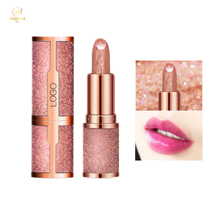 Starry Sparkling <span class=keywords><strong>Rouge</strong></span> à Lèvres de Luxe Marque Privée Lisse Vegan <span class=keywords><strong>Rouge</strong></span> à Lèvres Usine Personnalisé Longue Durée Chaud Changement de Couleur <span class=keywords><strong>Rouge</strong></span> à Lèvres - Product Image 1