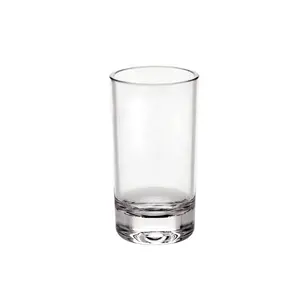 50ml पुन: प्रयोज्य अनुकूलित पीसी सीधे ग्लास थोक अटूट प्लास्टिक शॉट ग्लास