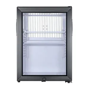 40l Hotel Absorption Minibar Fridge Mini Bar Glass Door Fridge For Hotel Home