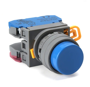 Interruptor de botón pulsador de alta resistencia LAY6H-10 de 22 mm con bloqueo y reinicio automático, arranque y parada por impulsos, 10A 250V, serie LAY6H de alta gama - Product Image 3
