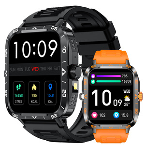 ZW59 สมาร์ทวอทช์พร้อมการโทรผ่านบลูทูธ อัตราการเต้นของหัวใจจริง เครื่องวัดความดันโลหิต เครื่องนับก้าว เตือนข้อความ ไฟฉาย - Product Image 1