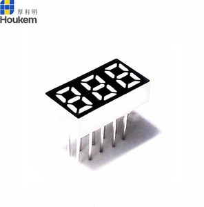 11 pin cathode chung 0.25 ''3 chữ số 7 đoạn hiển thị màu đỏ mini 0.25 inch bảy đoạn dẫn hiển thị với 3 chấm - Product Image 5