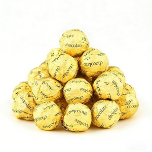 Prix d'usine en gros, bonbons au chocolat halal, friandises, boules de chocolat dorées, gaufrettes au chocolat croquant et solides <span class=keywords><strong>aux</strong></span> noisettes, cadeau de la Saint-Valentin - Product Image 2