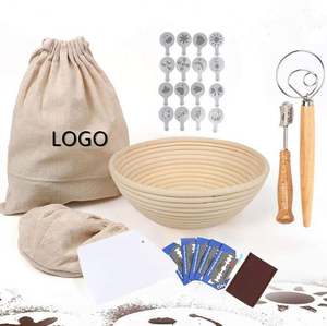 Kit De Cuisson Pour Francaise Boite Fermentation Au <span class=keywords><strong>Levain</strong></span> Maison Doublure Panier D'Epreuve, Lot 6 - Product Image 1