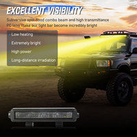 Haute puissance hors route 390W 50 pouces barre Led courbe 40 pouces 30 20 10 pouces Combo double rangée tout-terrain 4X4 barre lumineuse LED marquée E pour camion