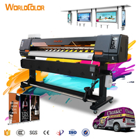 Imprimantes numériques automatiques pour bannières en toile vinyle, machines d'impression numérique à sublimation numérique grand format, à solvant écologique