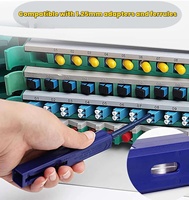 Kit de stylos de nettoyage antistatiques pour fibres optiques avec diamètre de 1,25/2,5 mm pour connecteurs LC/SC/MU et maintenance des réseaux de télécommunications FTTH