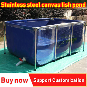 Waterdichte PVC-kweektank, PVC-doek tank, opvouwbare en afneembare decoratieve garnalenvijver van canvas - Product Image 2