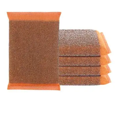 Kitchen Cleaning Sponge Dishcloth Double Sided Scouring Pad Rag Scrubber Sponges For Dishwashing Kitchen Cleaning Tool