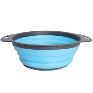 סלסלת מסננת ניקוז מתקפלת מתקפלת מסננת סיליקון מסננת סל כביסה פירות ירקות - Product Image 4