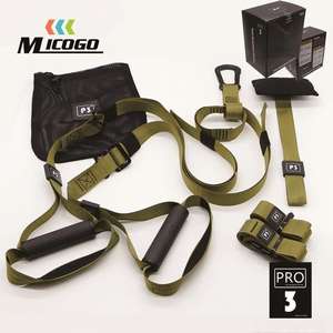 Anpassbare Verstellbare P3-<span class=keywords><strong>TRX</strong></span> <span class=keywords><strong>Suspension</strong></span>-Trainingsgurte Set für Heimfitness Workout <span class=keywords><strong>Suspension</strong></span>-Trainer - Product Image 4