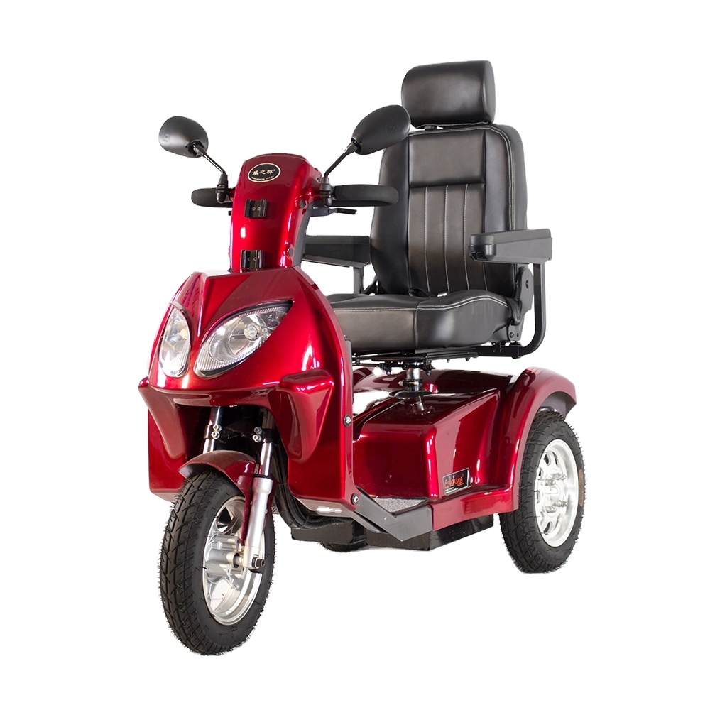 Wisking4017 Trung Kích Thước 3 Bánh Xe Điện Di Động Scooter Cho Người Khuyết Tật Và Người Cao Tuổi Ngoài Trời Xe Tay Ga Với CE