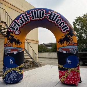 Arco Inflable Decorativo de Palmera de Coco para <span class=keywords><strong>la</strong></span> Fiesta de Hogueras del Resort, Decoración para Fiestas Nocturnas de Carnaval - Product Image 5