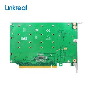 Pcie 4.0X16 Naar 4-poort <span class=keywords><strong>M</strong></span>.<span class=keywords><strong>2</strong></span> Nvme Uitbreiding Switch Adapter Nodig Vertakking - Product Image 2
