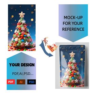 Sachet de thé imprimé en héliogravure avec fermeture éclair, Doypack Premium MOPP pour aliments secs et café, Sachet personnalisé à fond plat avec fermeture éclair pour feuilles de thé - Product Image 4